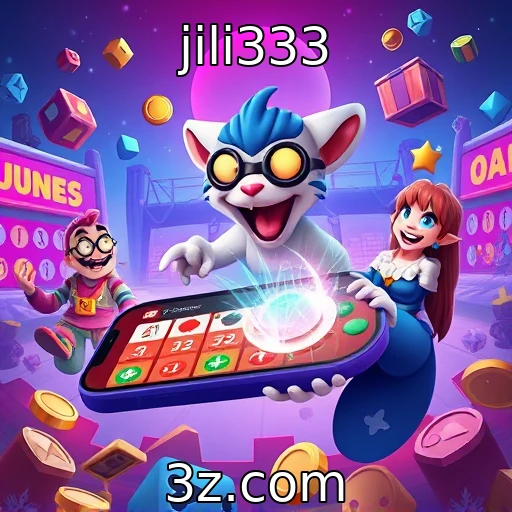 Crescimento das plataformas de jogos móveis - jili333